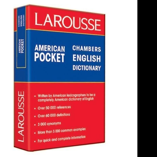 DICCIONARIO AMERICAN POCKET CHAMBERS INGLES 1595 C.56